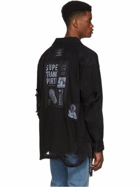 Diesel Black Denim D-Loren Jacket
